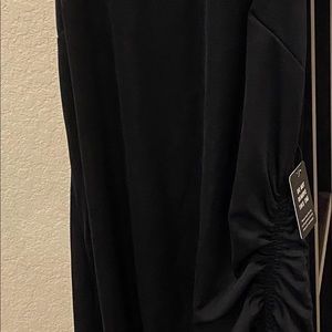 Black express sleeveless dress.